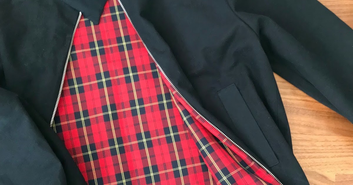 Harrington jacket pattern clearance